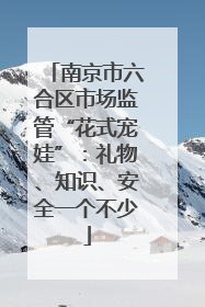 南京市六合区市场监管“花式宠娃”：礼物、知识、安全一个不少